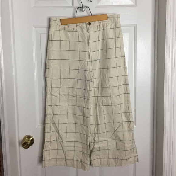 ❤️sold: Madewell Emmett Wide Leg Crop Pants High - Picture 4 of 6